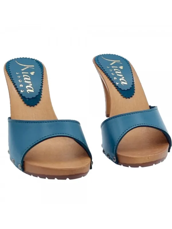 Kiara Shoes ZOCCOLI VERDE PETROLIO IN... VerdePetrolio Sale
