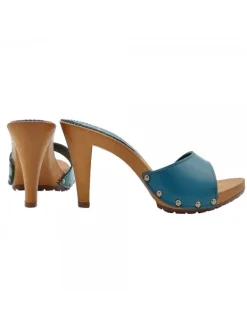 Kiara Shoes ZOCCOLI VERDE PETROLIO IN... VerdePetrolio Sale