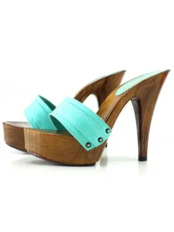 Kiara Shoes ZOCCOLI VERDE SMERALDO Sale