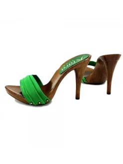 Kiara Shoes ZOCCOLI VERDI TACCO 12 Verde Online