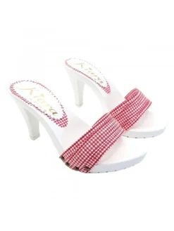 Kiara Shoes ZOCCOLO ARTIGIANALE CON... Rosso Sale