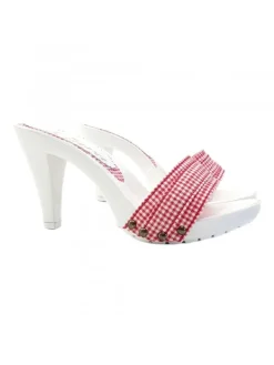 Kiara Shoes ZOCCOLO ARTIGIANALE CON... Rosso Sale
