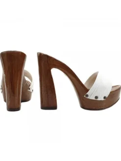 Kiara Shoes ZOCCOLO CON TACCO... BIANCO Hot