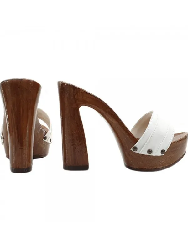 Kiara Shoes ZOCCOLO CON TACCO... BIANCO Hot