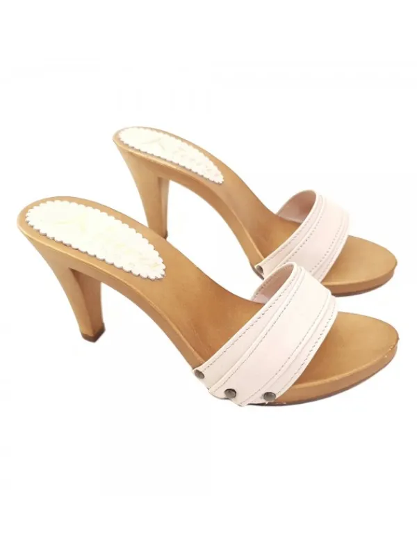 Kiara Shoes ZOCCOLO CON FASCIA IN PELLE... CIPRIA Clearance