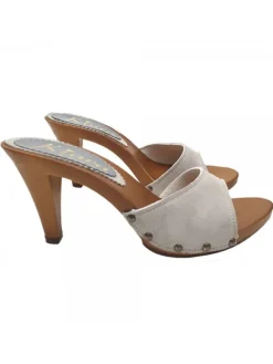 Kiara Shoes ZOCCOLO IN CAMOSCIO COLOR... Clearance