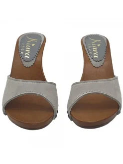 Kiara Shoes ZOCCOLO IN CAMOSCIO COLOR... Clearance