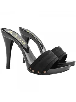 Kiara Shoes ZOCCOLO LACCATO TACCO 12 Nero Online