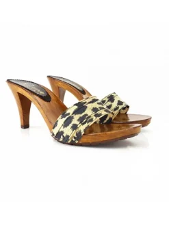 Kiara Shoes ZOCCOLO LEOPARDATO TACCO 9 CM Discount