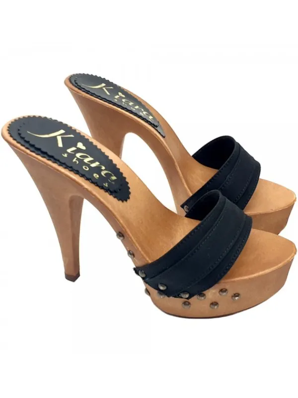 Kiara Shoes ZOCCOLO BORCHIATO... Nero Online