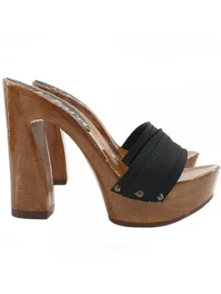 Kiara Shoes ZOCCOLO CON TACCO COMODO Nero Best