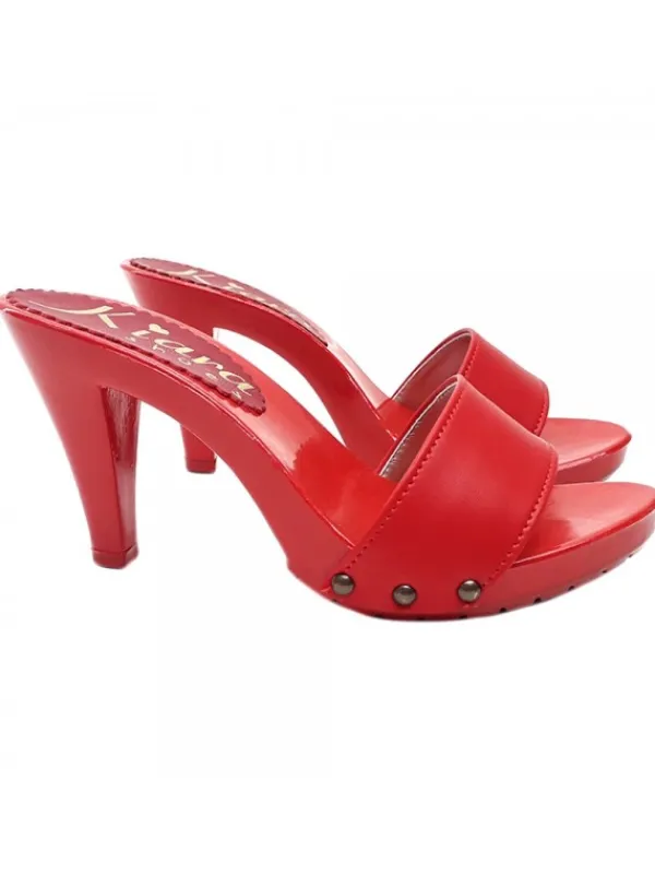 Kiara Shoes ZOCCOLO TOTAL RED CON... Rosso Online
